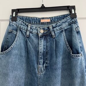 Gepur High Rise barrel Blue Jeans